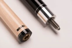 CUEL BE0-054 Billard-Queue Für Poolbillard, 2-teilig, Mit Klebeleder, Vollholz-Oberteil, Leinen-Griffband, 5/16-18-Gewinde -Buffalo Verkaufs-Shop bk be0 054 pool billard queue 2 teilig mit klebeleder3