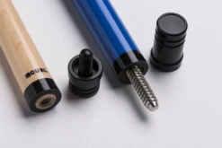 CUEL Code Blue Billard-Queue Blau Für Poolbillard, 2-teilig, Mit Vollholz-Oberteil, Leinen-Griffband, 3/8x10-Gewinde -Buffalo Verkaufs-Shop cuel code blue pool billard queue3