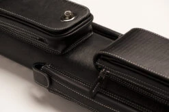 Cuel Billard-Köcher „Hustler Black 2/4“ Für Pool-Billard-Queues, Schwarz, Aus Feinem Kunstleder, Mit Drei Seitentaschen Für Billardzubehör -Buffalo Verkaufs-Shop koecher hustler black 24 fuer pool billard queues3