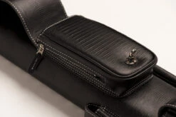 Cuel Billard-Köcher „Hustler Black 2/4“ Für Pool-Billard-Queues, Schwarz, Aus Feinem Kunstleder, Mit Drei Seitentaschen Für Billardzubehör -Buffalo Verkaufs-Shop koecher hustler black 24 fuer pool billard queues4