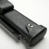 Cuel Billard-Köcher „Hustler Black“ 3/5 Für Pool-Billard-Queues, Schwarz, Aus Feinem Kunstleder, Mit Drei Seitentaschen Für Billardzubehör