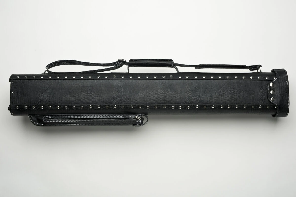 Cuel Billard-Köcher „Hustler Black“ 3/5 Für Pool-Billard-Queues, Schwarz, Aus Feinem Kunstleder, Mit Drei Seitentaschen Für Billardzubehör 3 Cuel Billard-Köcher „Hustler Black“ 3/5 Für Pool-Billard-Queues, Schwarz, Aus Feinem Kunstleder, Mit Drei Seitentaschen Für Billardzubehör – Bild 3