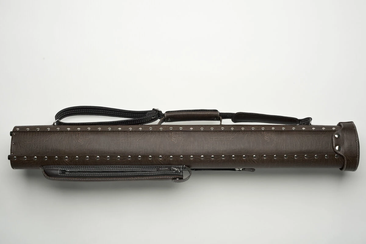 CUEL Billard-Köcher „Hustler Brown“ 2/2 Für Pool-Billard-Queues, Braun, Aus Feinem Kunstleder, Mit Drei Seitentaschen Für Billardzubehör 4 CUEL Billard-Köcher „Hustler Brown“ 2/2 Für Pool-Billard-Queues, Braun, Aus Feinem Kunstleder, Mit Drei Seitentaschen Für Billardzubehör – Bild 4