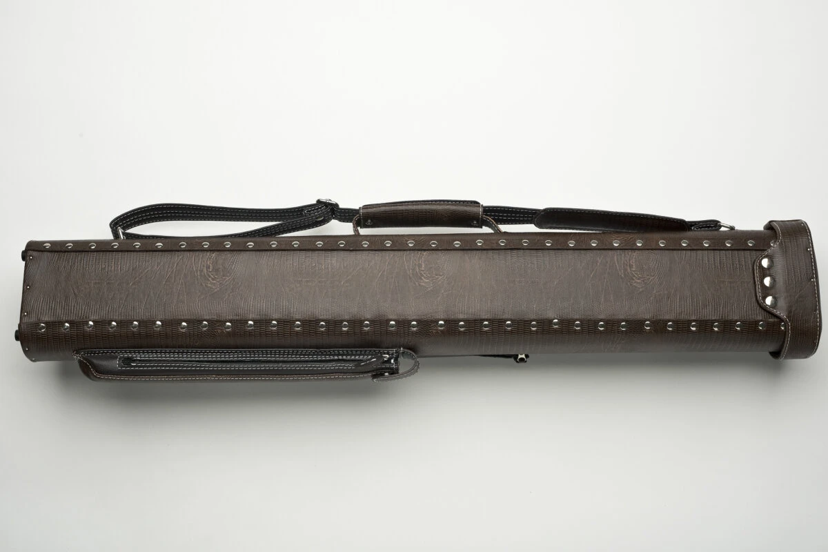 CUEL Billard-Köcher „Hustler Brown“ 3/5 Für Pool-Billard-Queues, Braun, Aus Feinem Kunstleder, Mit Drei Seitentaschen Für Billardzubehör 3 CUEL Billard-Köcher „Hustler Brown“ 3/5 Für Pool-Billard-Queues, Braun, Aus Feinem Kunstleder, Mit Drei Seitentaschen Für Billardzubehör – Bild 3