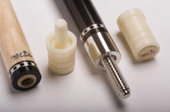 MIT MF1-016 Pool-Billard-Queue, 2-teilig, Mit Klebeleder, Vollholz-Oberteil, Leinen-Griffband, Inkl. Gewindeschoner -Buffalo Verkaufs-Shop mit mf1 016 pool billard queue 2 teilig mit klebeleder4