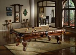 Pool-Billardtisch Arizona, 8-Fuß, Im Antik-Look