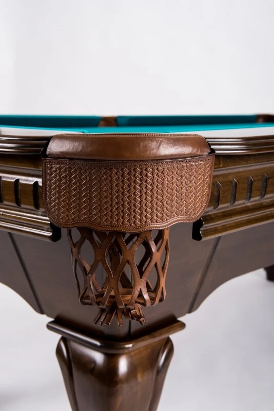 Pool-Billardtisch Charles, 8-Fuß, Braun 6 Pool-Billardtisch Charles, 8-Fuß, Braun – Bild 6