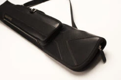 QK-S Billard-Tasche Archer 1/1 Für Pool-Billard-Queues, Aus Vinyl Und Nylon, Mit Schultergurt, Tragegriff Und Seitentasche Für Billardzubehör