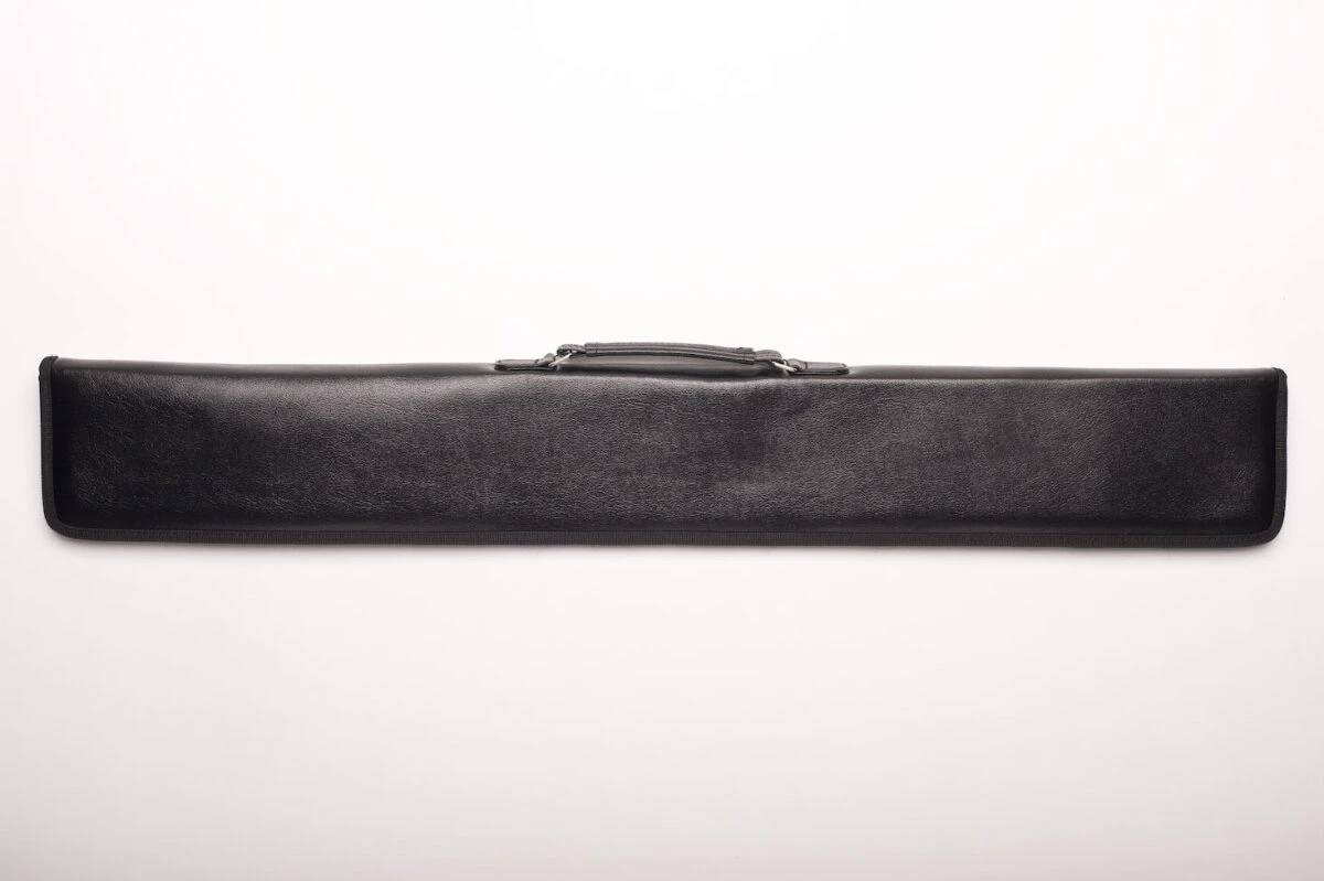 Cuel Billard-Queuetasche Eco 2/2 Für Pool-Billard-Queues, Aus Schwarzem Kunstleder, Mit Praktischem Tragegriff 2 Cuel Billard-Queuetasche Eco 2/2 Für Pool-Billard-Queues, Aus Schwarzem Kunstleder, Mit Praktischem Tragegriff – Bild 2